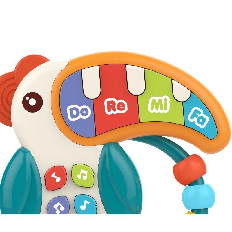 Muzikinis žaislas su garso efektais 3in1, pelikanas, WOOPIE BABY