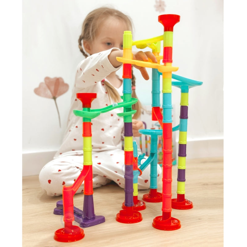 Spiralinio takelio ir kamuoliukų rinkinys 113 el.,Woopie