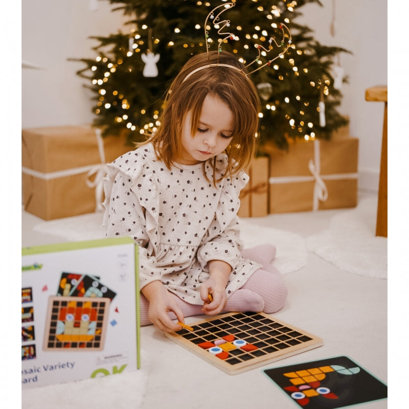 Medinė Montessori mozaika, TOOKY TOY