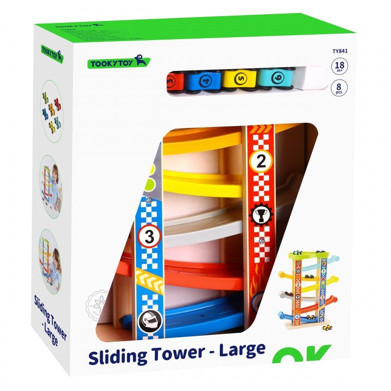 "TOOKY TOY" spalvinga automobilių trasa