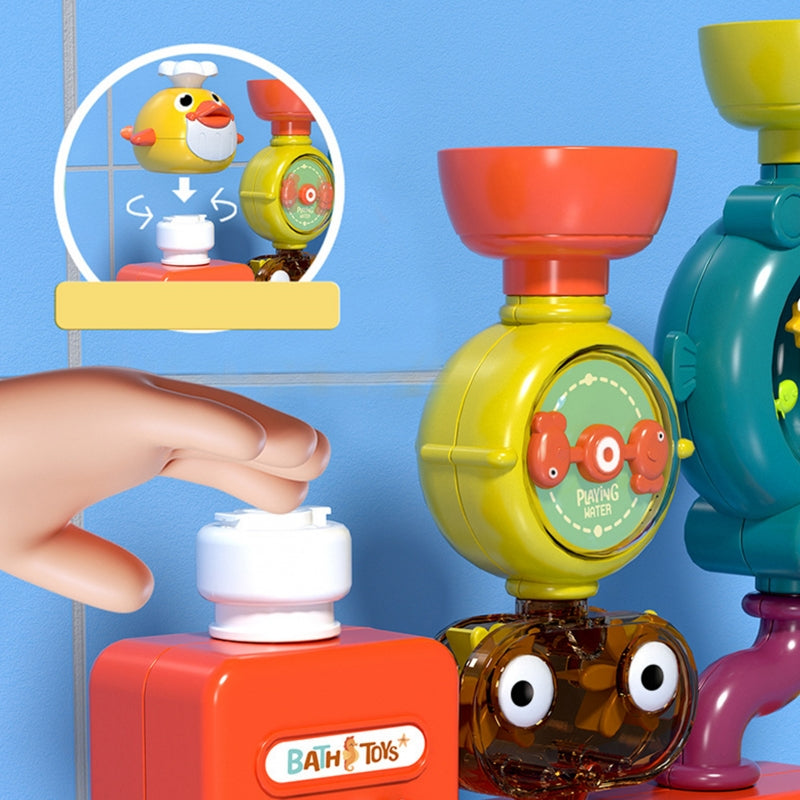 Vonios žaislas su priedais, antis, WOOPIE