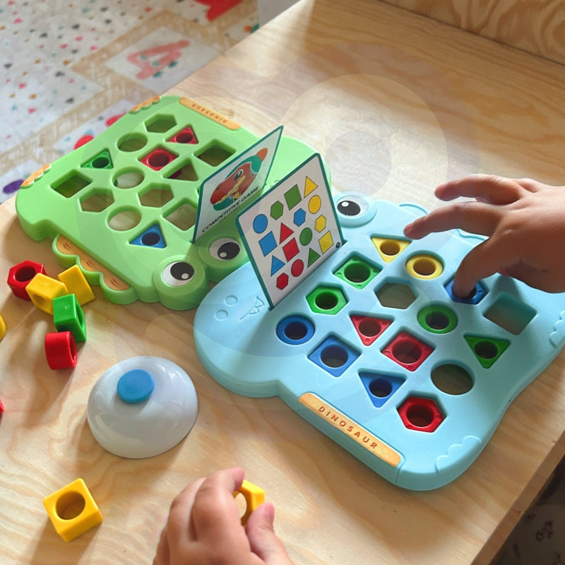 Lavinamasis Montessori rūšiuoklis, dinozauras, WOOPIE