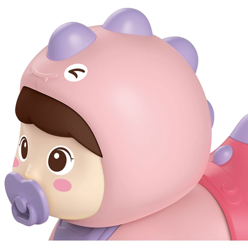 Žaislinis šliaužiantis kūdikis su garso ir šviesos efektais, WOOPIE