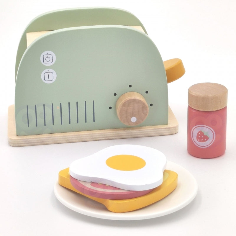 Medinis skrudintuvas su priedais, 14 dalių, FSC, WOOPIE GREEN