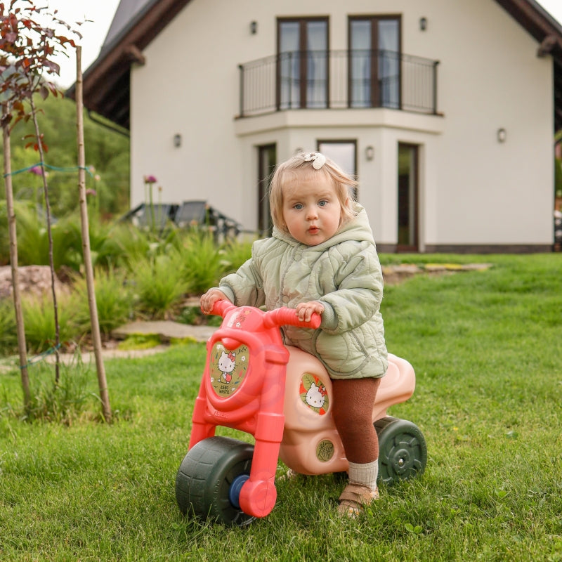 Paspiriamas vaikiškas motociklas „Hello Kitty“, rožinis