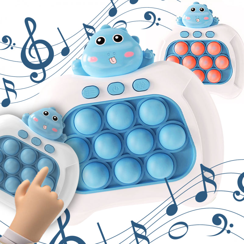 Arkadinis antistresinis žaidimas POP IT su garso efektais, WOOPIE, mėlynas