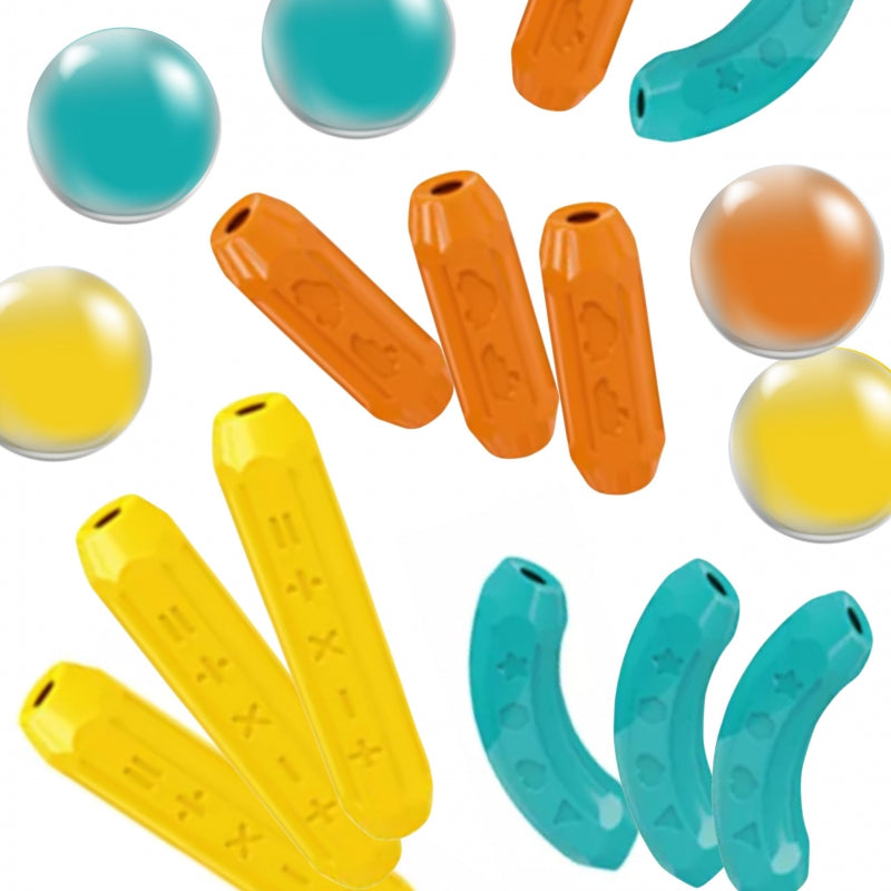 Magnetiniai statybiniai blokai „Dinozaurai“ 84 vnt., WOOPIE