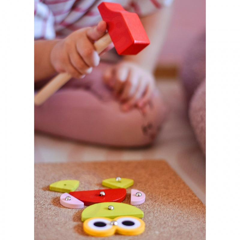 Medinis stalo žaidimas „Detalių prikalimas ant lentos“, Woopie