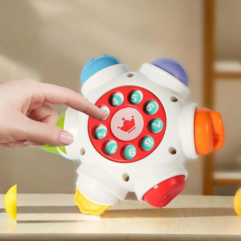 Kosminė veiklos raketa vaikams 6in1, WOOPIE BABY