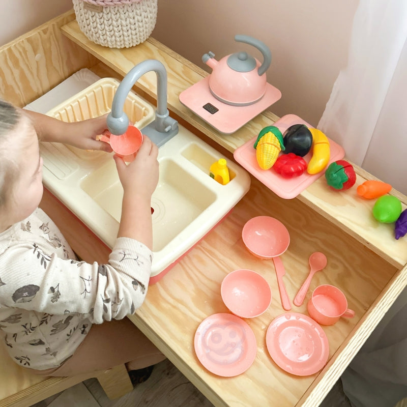 Vaikiškas indų plovimo rinkinys 2in1, WOOPIE