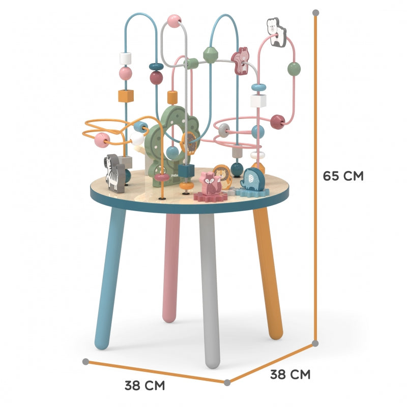 Medinis edukacinis staliukas, Viga