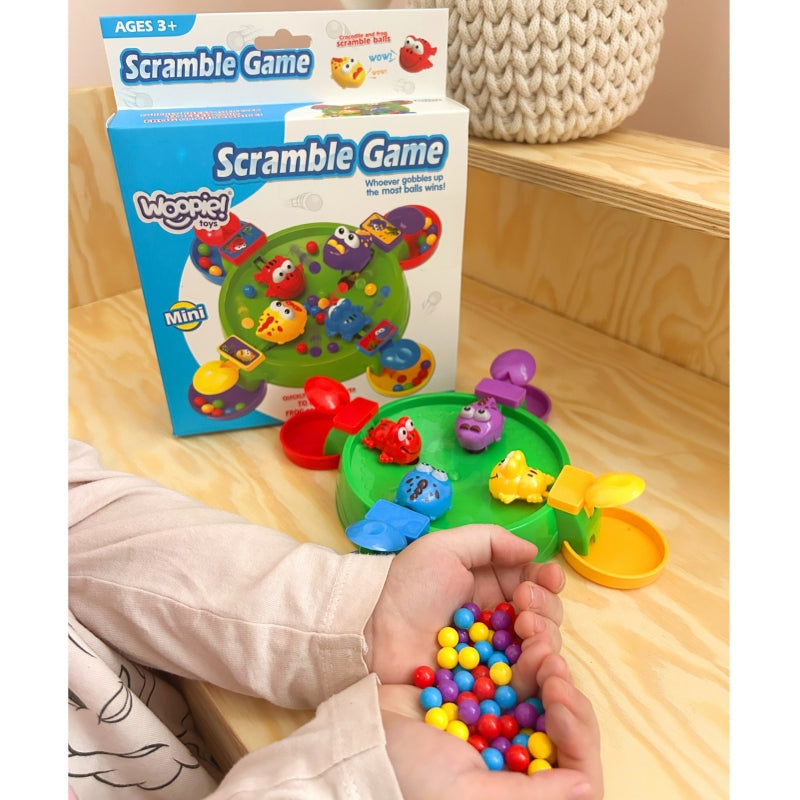 Stalo žaidimas Alkanos varlės ir krokodilai, WOOPIE