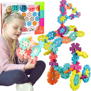 Snaigių formos 3D konstruktorius 120 el, WOOPIE