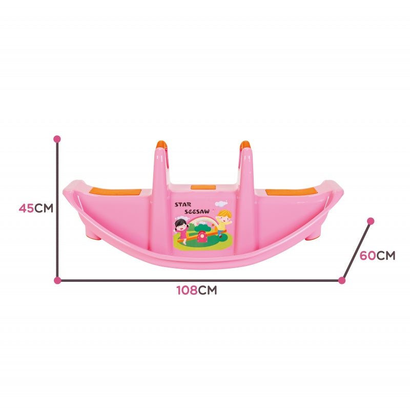 Balansuojančios sūpynės STAR WOOPIE, rožinės