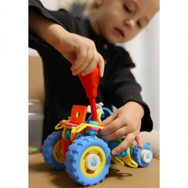 STEM konstruktoriaus rinkinys 6in1, transporto priemonės, WOOPIE