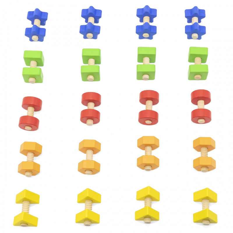 Medinių veržlių ir varžtų rinkinys. VIGA