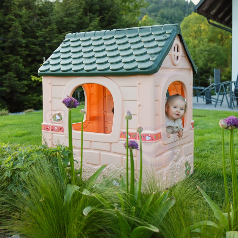 Sodo namelis vaikams „HELLO KITTY“, rožinis