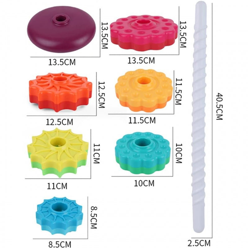 Lavinamasis susukamas bokštas vaikams "Žvaigždės", WOOPIE