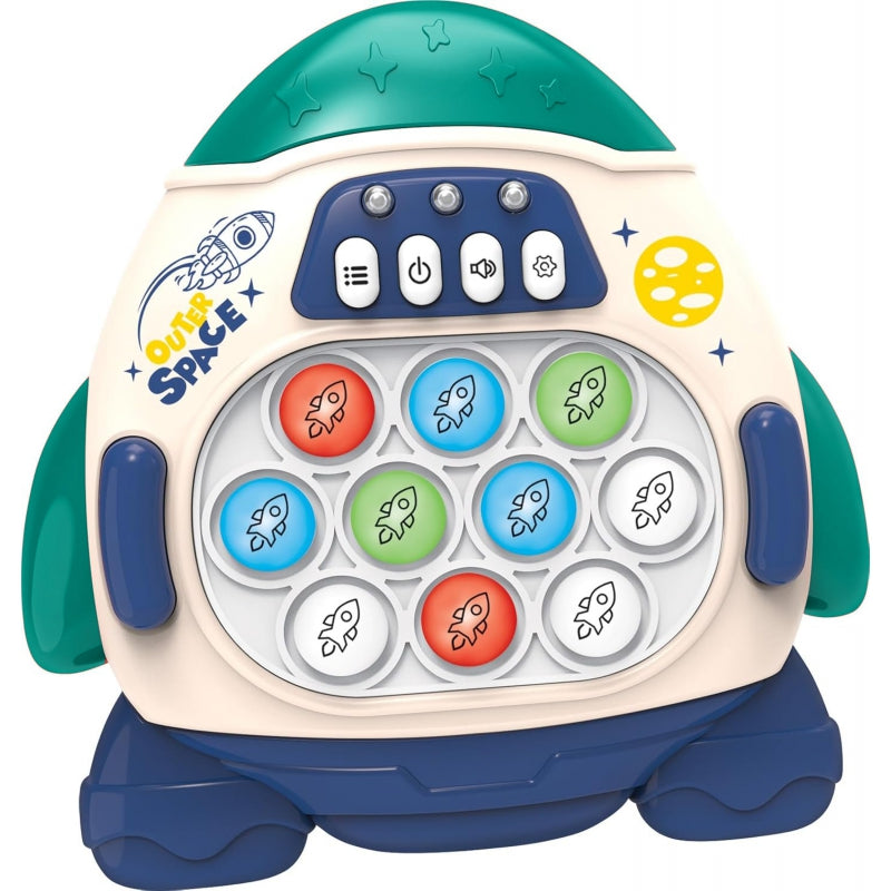 Elektroninė konsolė vaikams POP IT raketa, WOOPIE