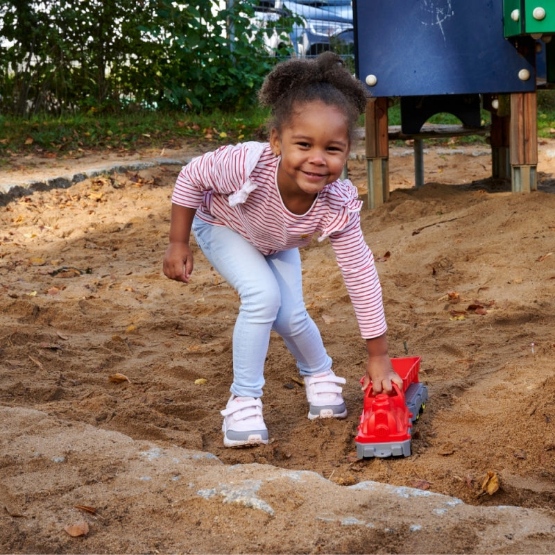 Didelis krovininis traukinys su su vagonu savivarčiu, BIG