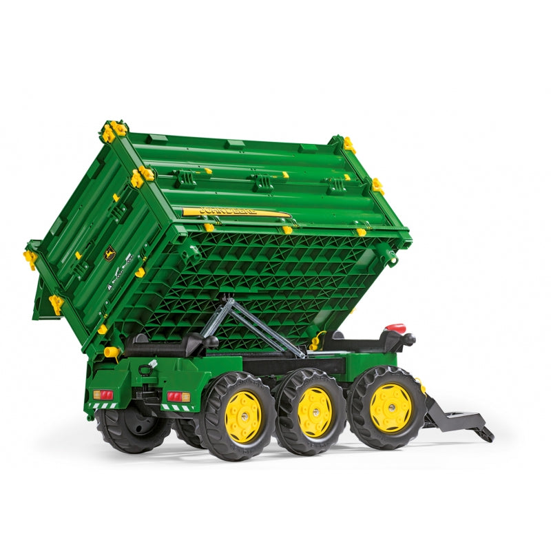 Priekaba John Deere traktoriui Rolly Toys 3 ašiu