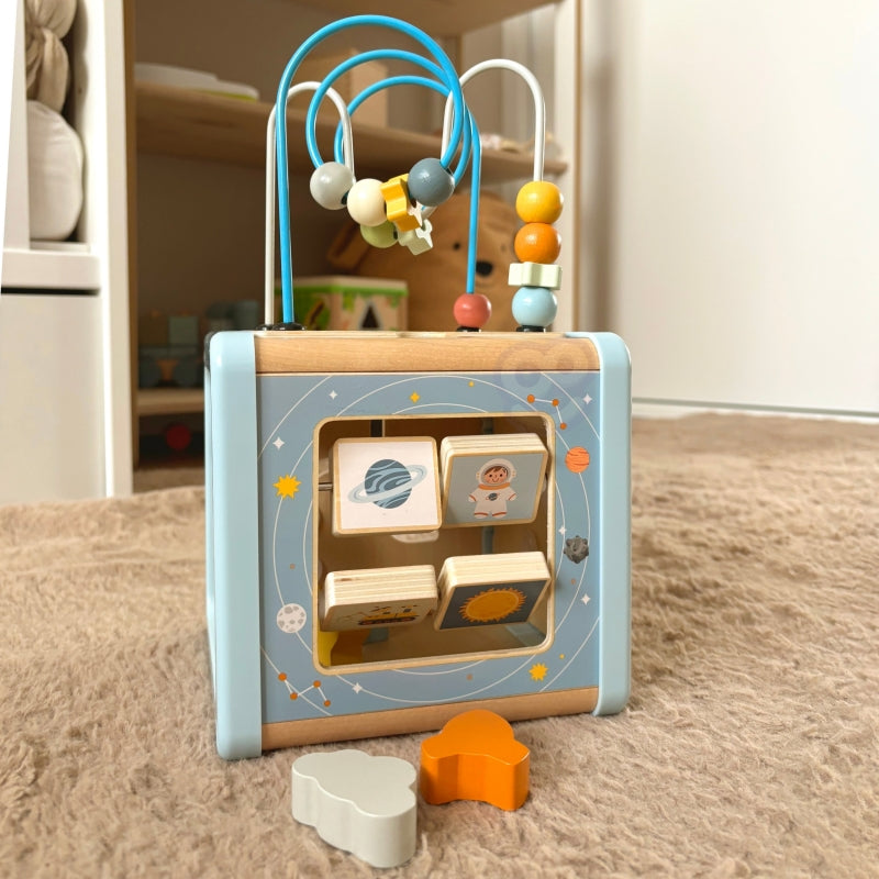 Medinis veiklos kubas „Cosmos Sorter Maze“ TOOKY TOY
