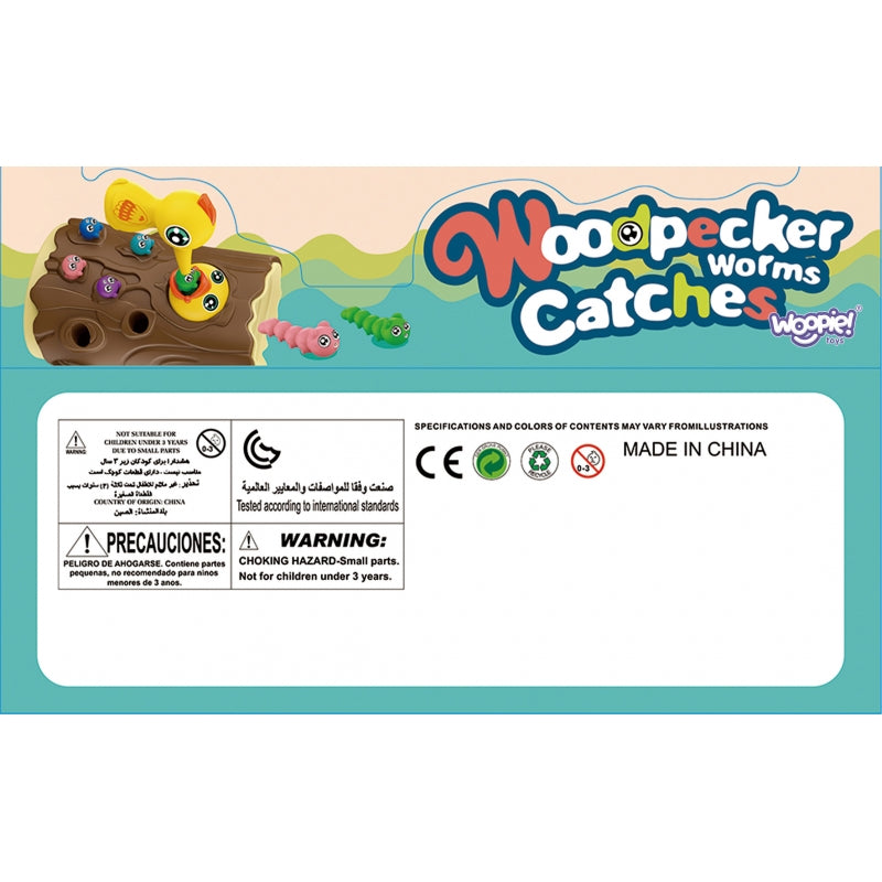 Vaikiškas magnetinis žaidimas „Pagauk kirminą“, Woopie