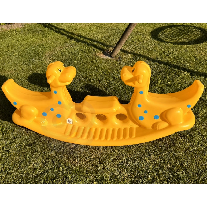 Sūpynės vaikams Dinozaurai WOOPIE, geltonos