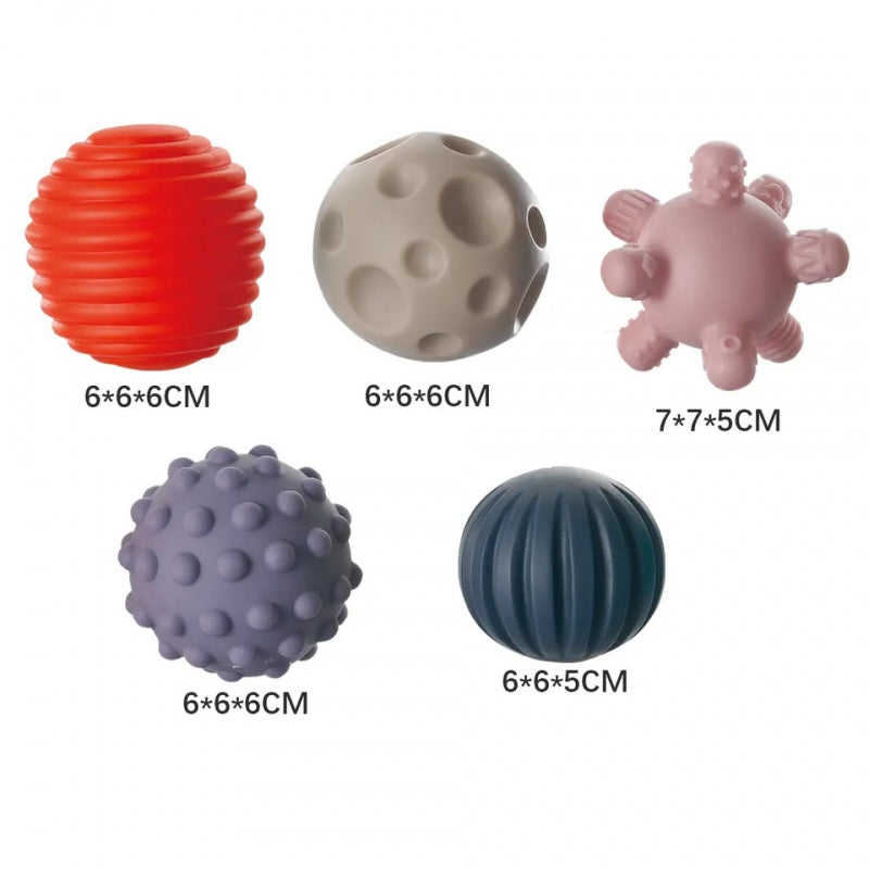 Sensorinių kamuolių rinkinys 6 el., WOOPIE