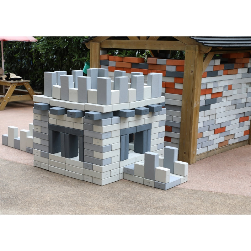 Minkštų plytų rinkinys 90 el, CLASSIC WORLD