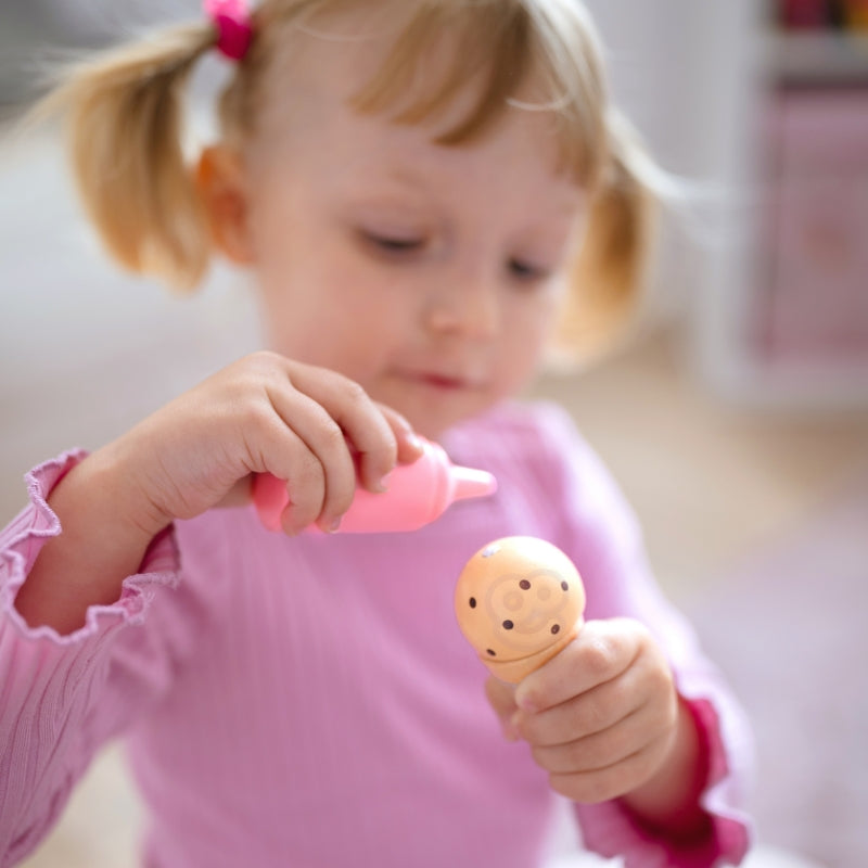 Medinis ledų parduotuvės prekystalio rinkinys 16 el., WOOPIE GREEN