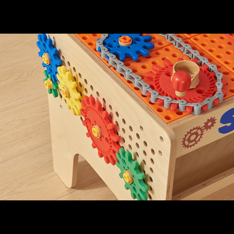 XXL Masterkidz medinė STEM dirbtuvė su įrankiais vaikams