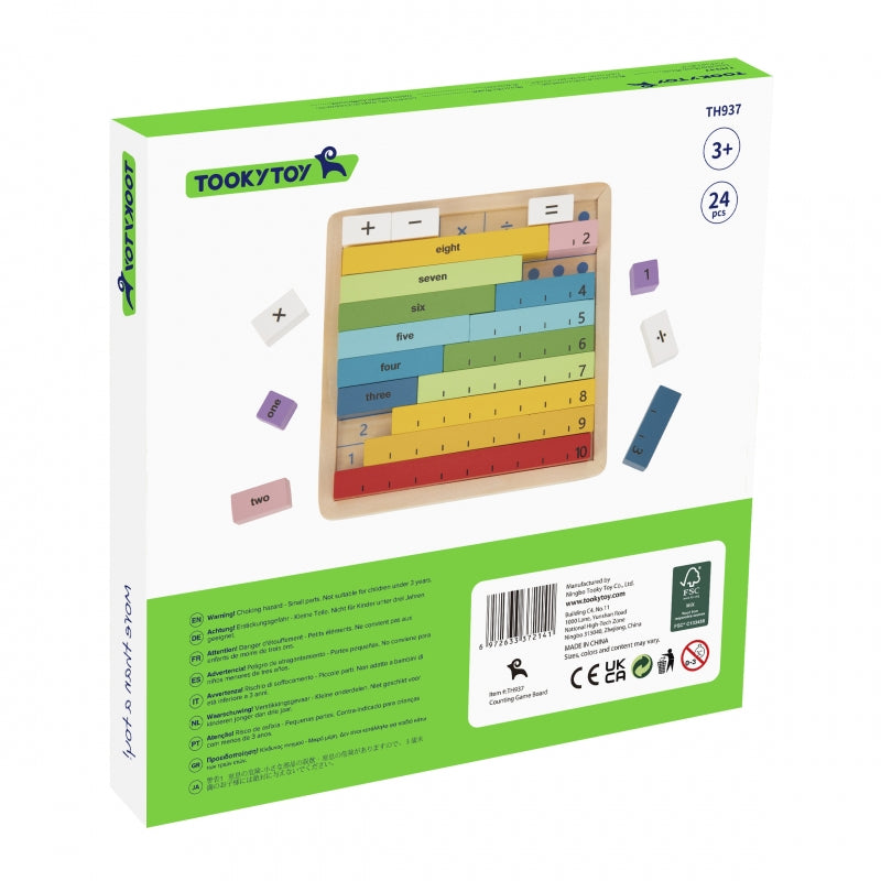 Žaislinė medinė matematikos lenta, Tooky Toy