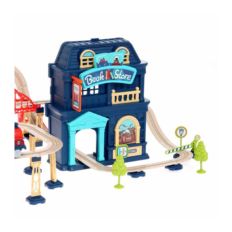 Elektrinis geležinkelis su garso efektais 2in1, WOOPIE