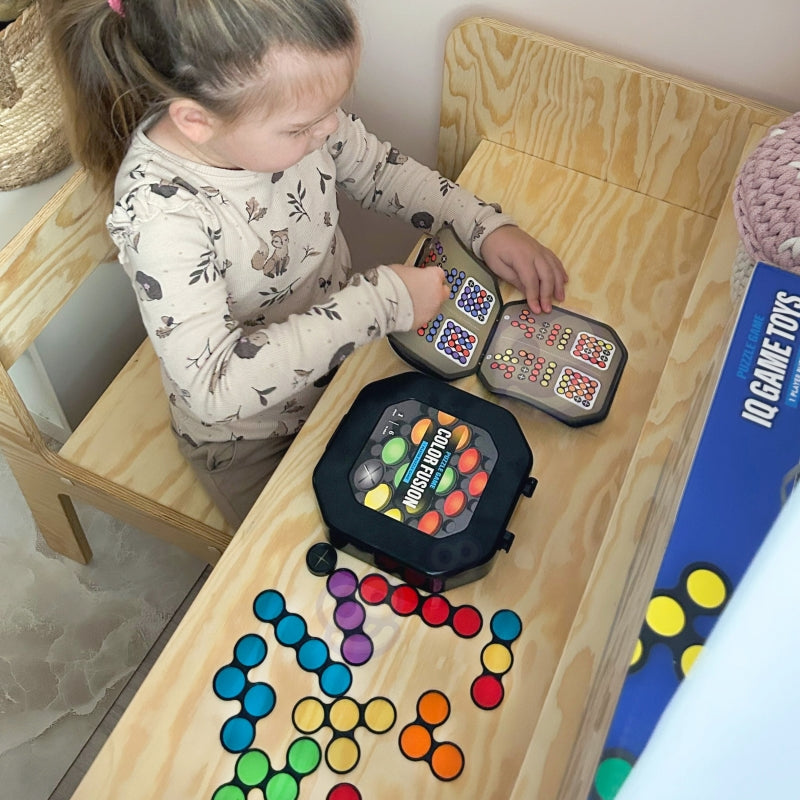 Lavinamasis spalvų maišymo žaidimas „Arrange Pattern“, WOOPIE