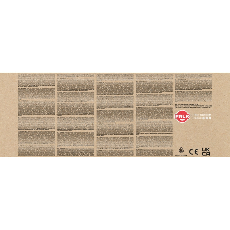 Paspiriamas traktorius su priekaba ir kaušu, žalias, FALK