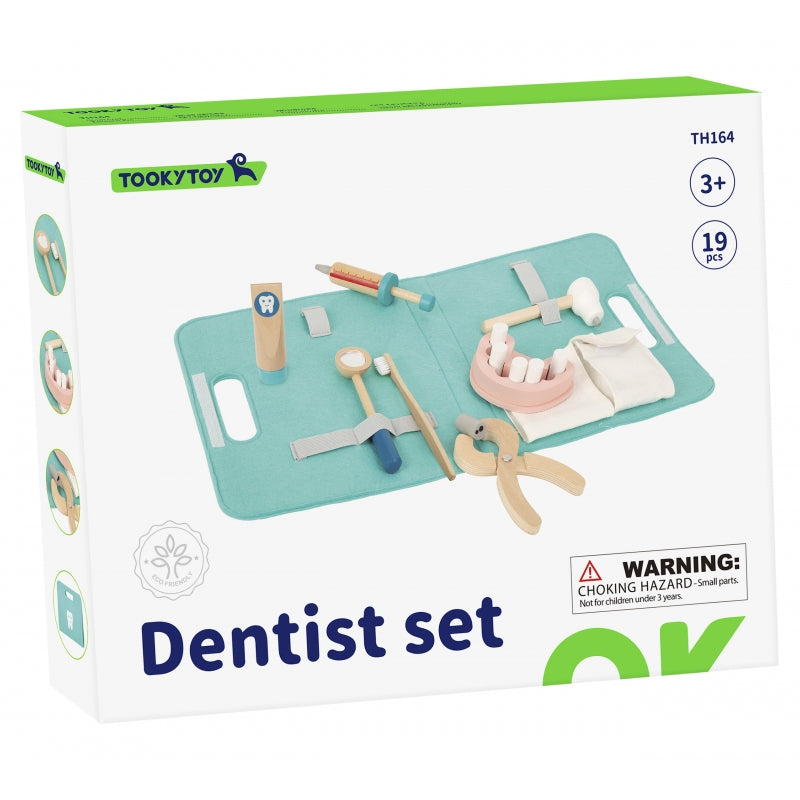 Mažasis stomatologo rinkinys su lagaminu, Tooky Toy