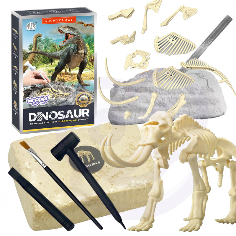Mažojo archeologo rinkinys, mamutas, WOOPIE