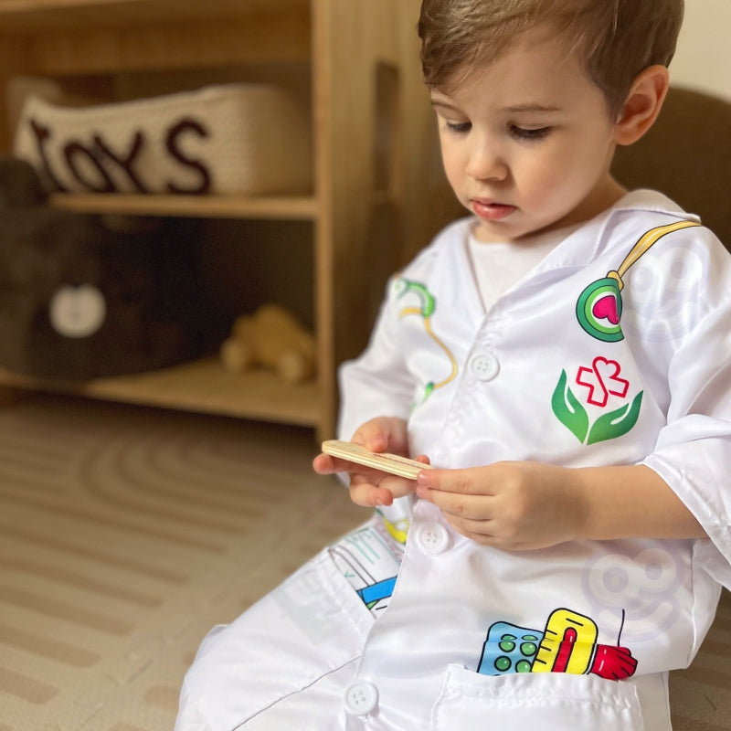 Vaikiškas gydytojo drabužis iki 120 cm ūgio, WOOPIE