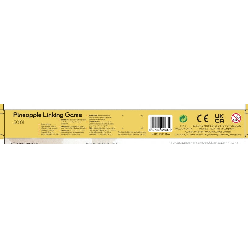 Medinis vėrimo žaidimas „Ananasas“, Classic World