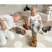 Žaislinis statybinės technikos rinkinys 6in1, WOOPIE