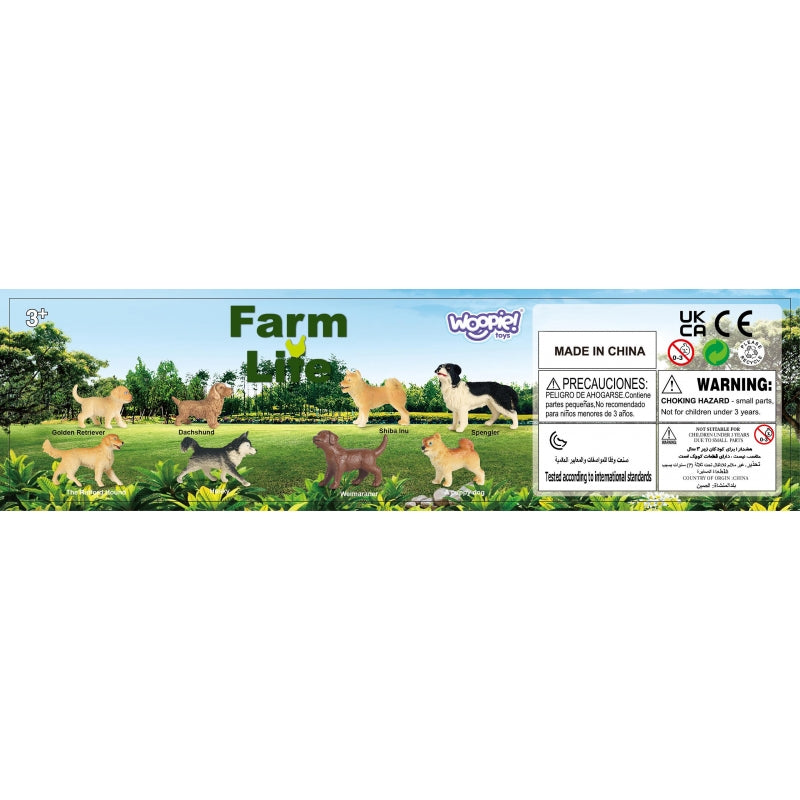 Figūrėlių rinkinys 16 vnt, WOOPIE, šuniukai