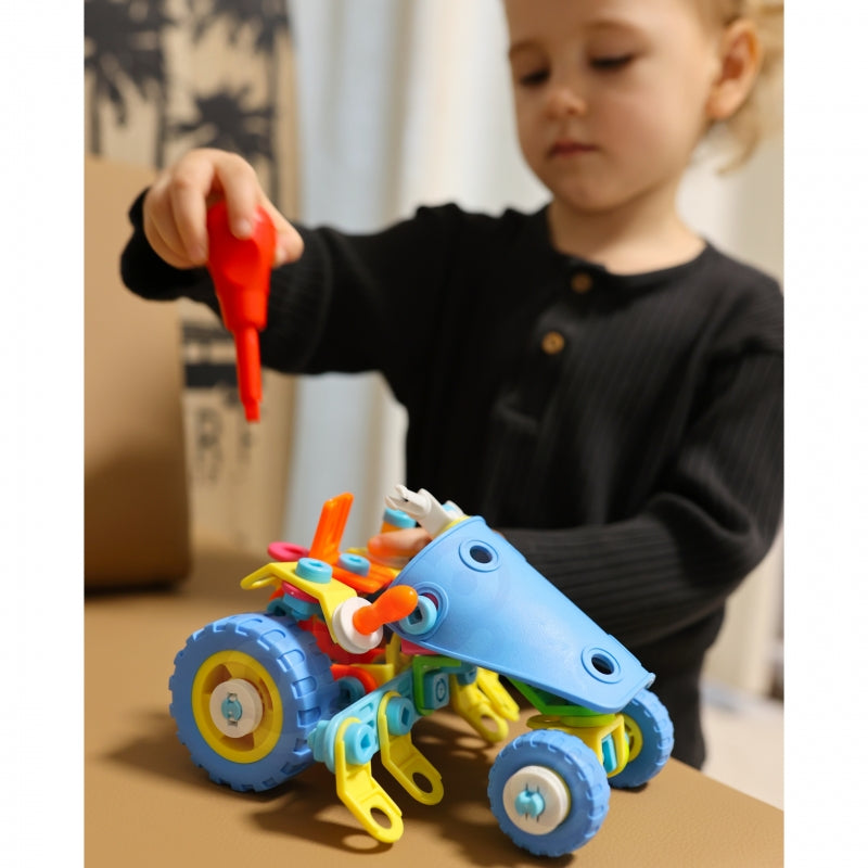 STEM konstruktoriaus rinkinys 6in1, transporto priemonės, WOOPIE