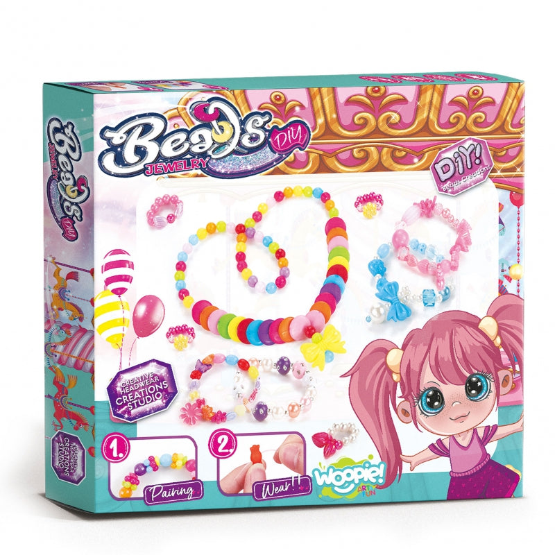 Karoliukų rinkinys papuošalams gaminti, Woopie