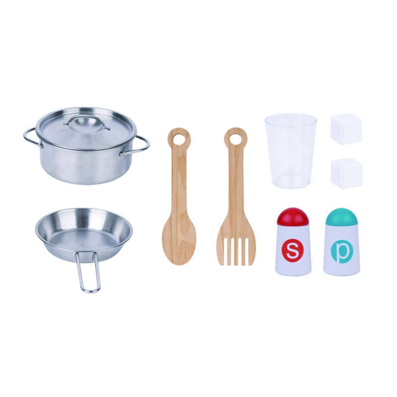 Medinė moderni virtuvė vaikams su priedais, TOOKY TOY