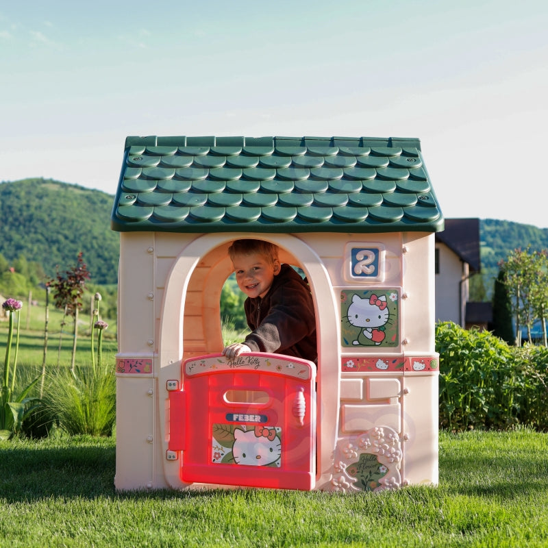 Sodo namelis vaikams „HELLO KITTY“, rožinis