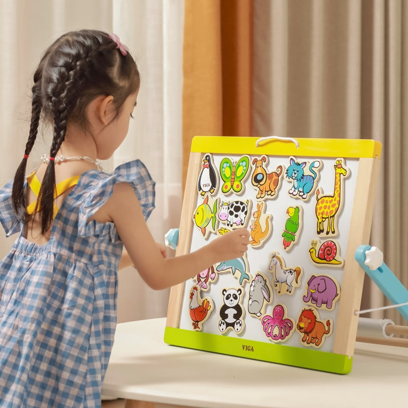 Medinių gyvūnų magnetų rinkinys 20 vnt. VIGA