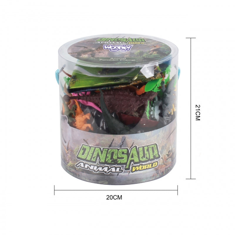 Figūrėlių rinkinys 34 vnt, WOOPIE, dinozaurai