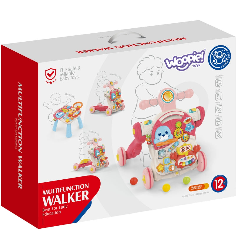 Vaikiškas stumdukas 4in1, WOOPIE