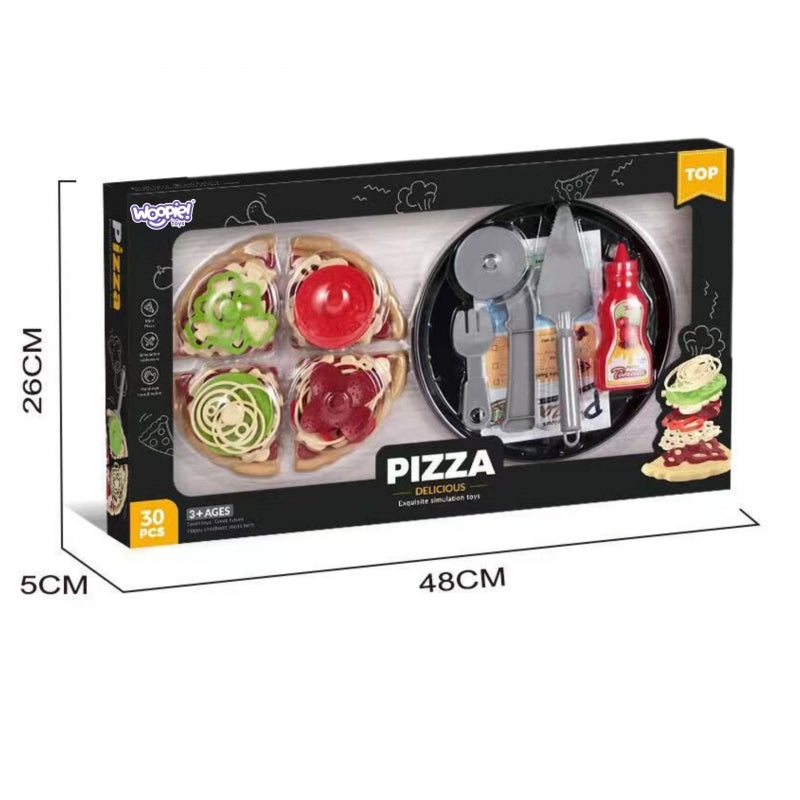 Žaislinis picos pjaustymo rinkinys XL 30 el., WOOPIE